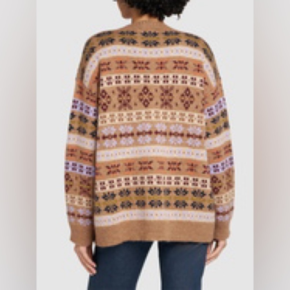 NWT Weekend Max Mara Eccelso Jacquard Alpaca & Wool Blend Cardigan - Picture 7 of 7